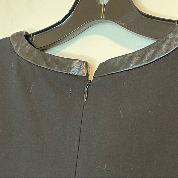 Madewell Black Flirty Dress Leather Collar Small - Picture 6 of 7